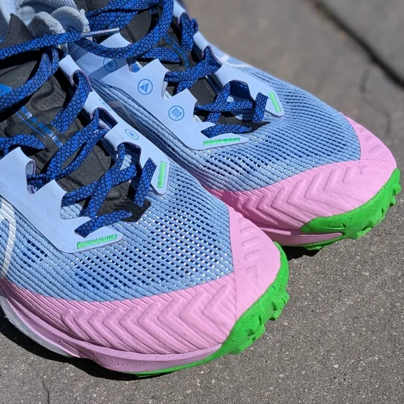 Nike Running Air Zoom Terra Kiger 8 sneakers lite marine white Size Women Size 9 - Picture 5 of 12